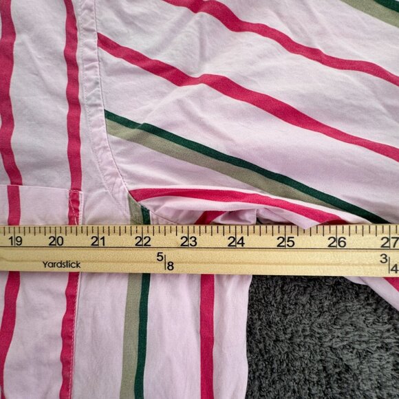 Think Pink Button Up Shirt Men Pink Striped Long Sleeve Italy Made Size 41 (16) - Picture 6 of 13
